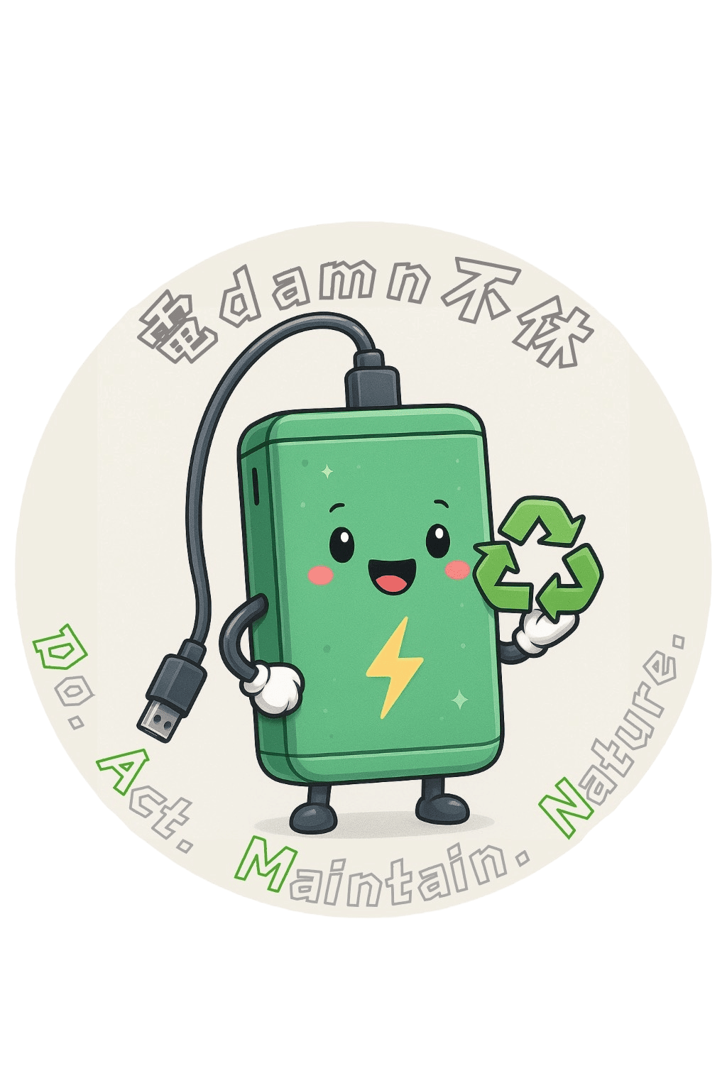 電Damn不休吉祥物